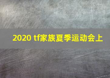 2020 tf家族夏季运动会上